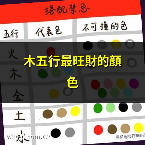 木五行最旺財的顏色 | 屬木人必知的幸運色彩 | 木命人避開這顏色最吉利 | 五行屬木的色彩風水秘訣