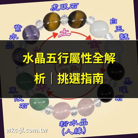 水晶五行屬性全解析｜挑選指南 | 五行水晶怎麼選？完整指南 | 水晶五行屬性揭秘｜能量提升 | 五行水晶種類一次看懂！